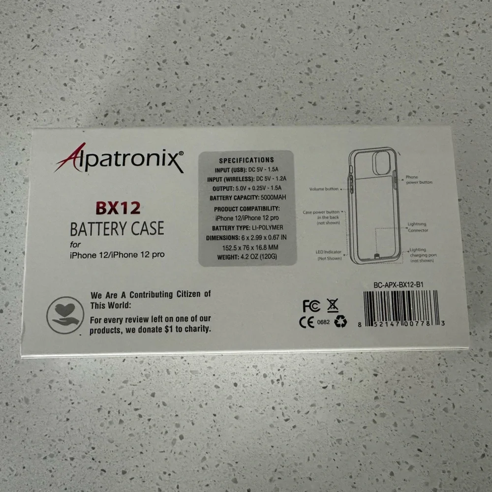 Battery Case iPhone 12/ 12 pro